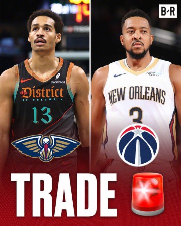 鹈鹕送出CJ+奥利尼克+1次轮 从奇才得到普尔+贝